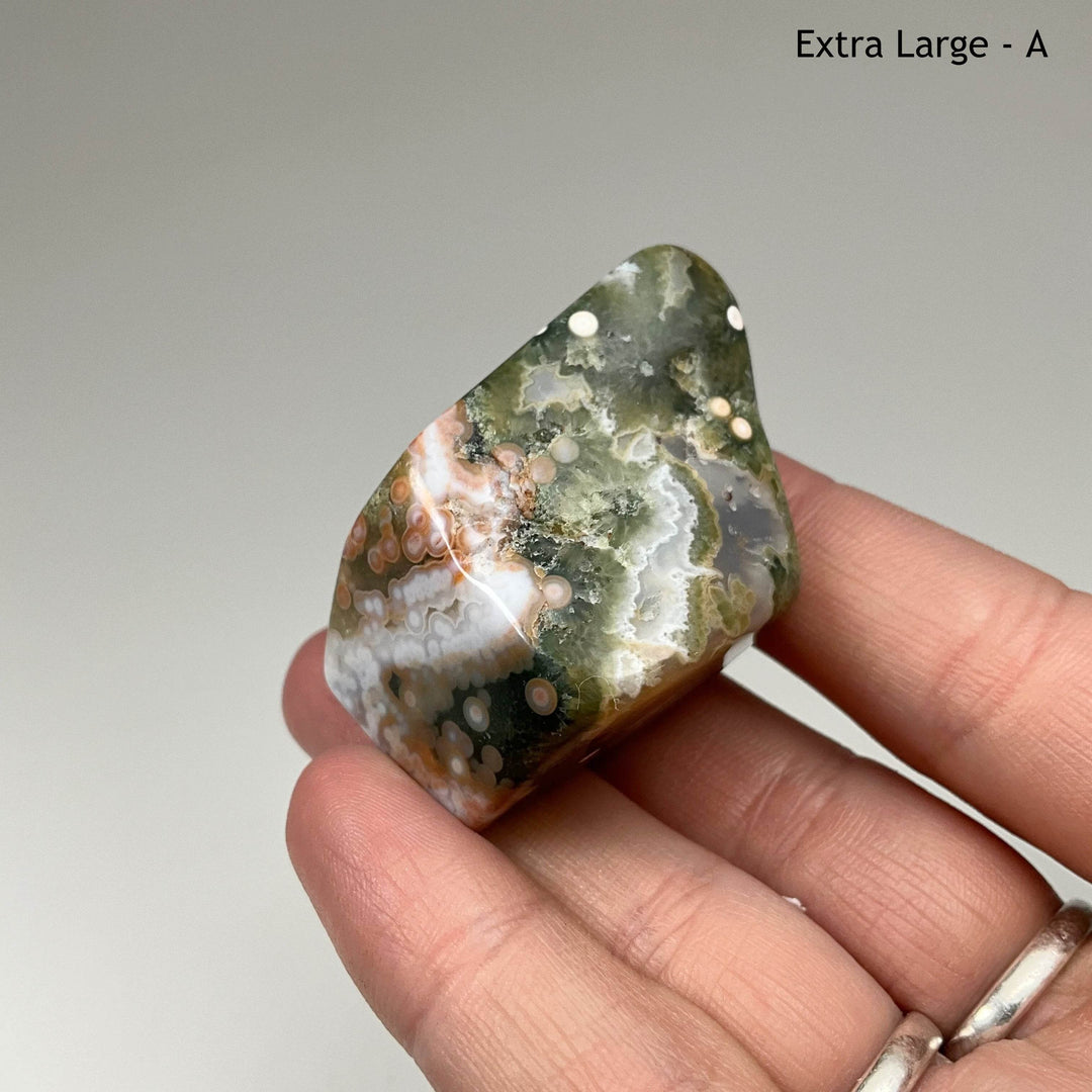 Ocean Jasper Tumble-Rocks and Gems Canada