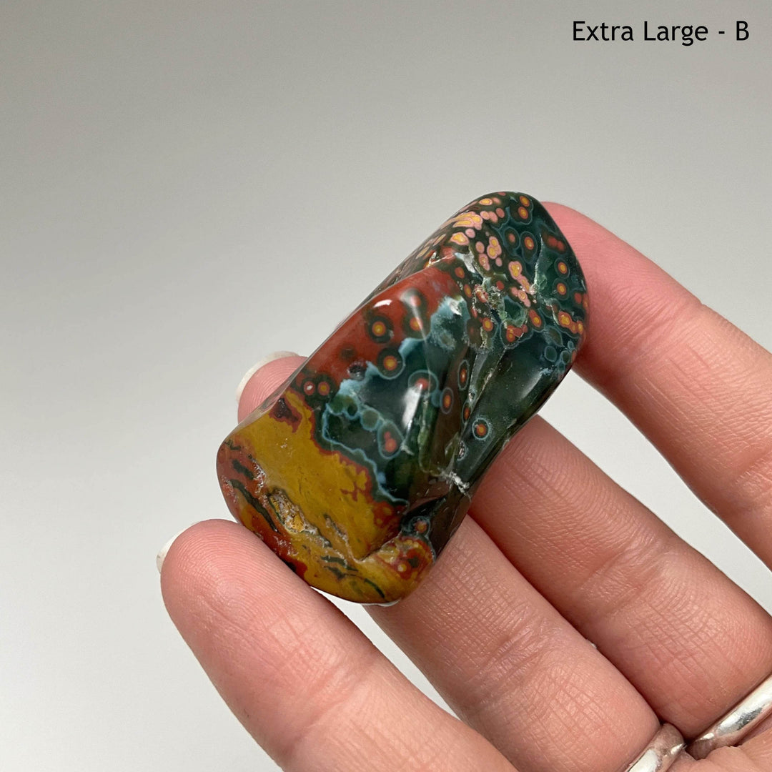 Ocean Jasper Tumble-Rocks and Gems Canada