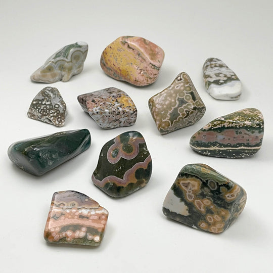 Ocean Jasper Tumble-Rocks and Gems Canada