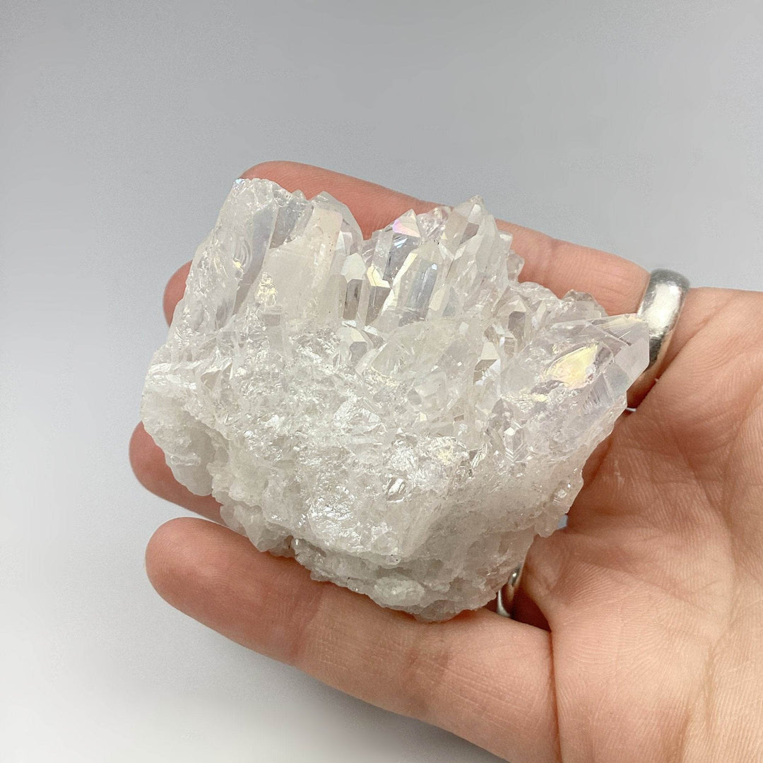 Opalescent Quartz Cluster-Rocks and Gems Canada