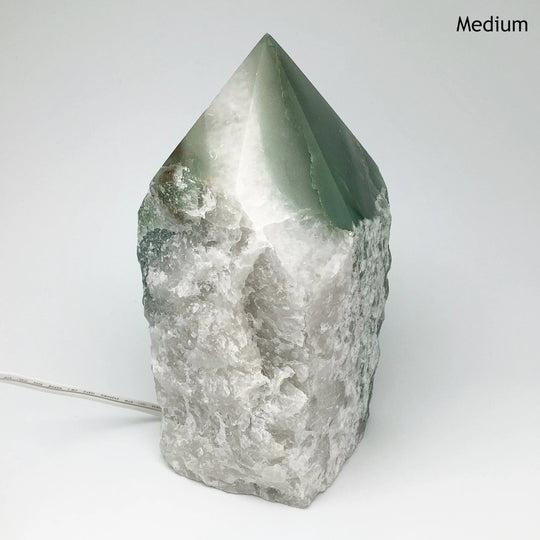 Orchid Green Aventurine Lamp - Rocks and Gems Canada