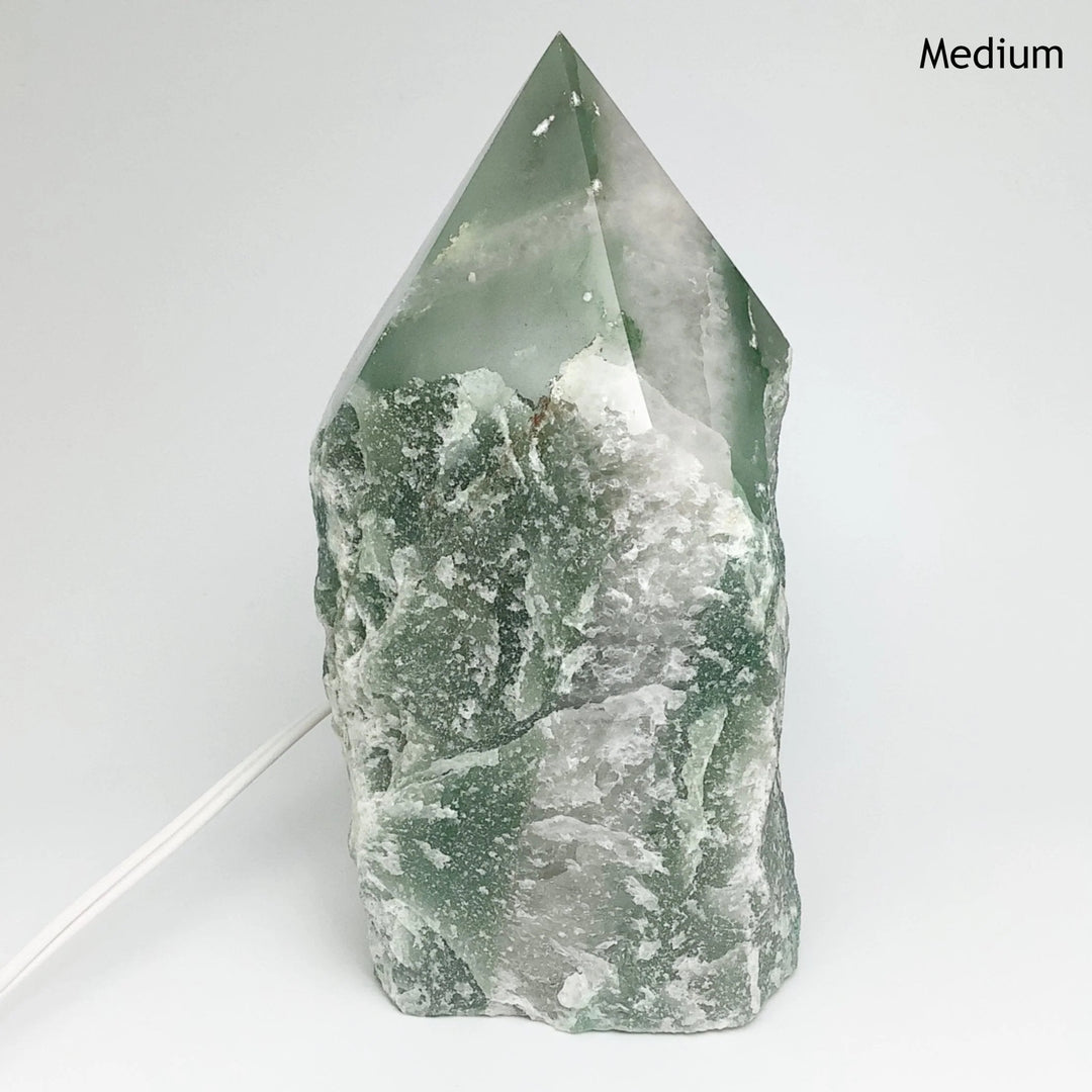 Orchid Green Aventurine Lamp - Rocks and Gems Canada