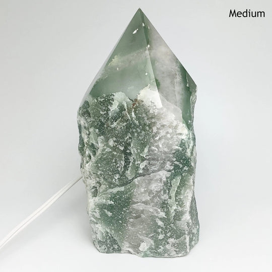 Orchid Green Aventurine Lamp - Rocks and Gems Canada