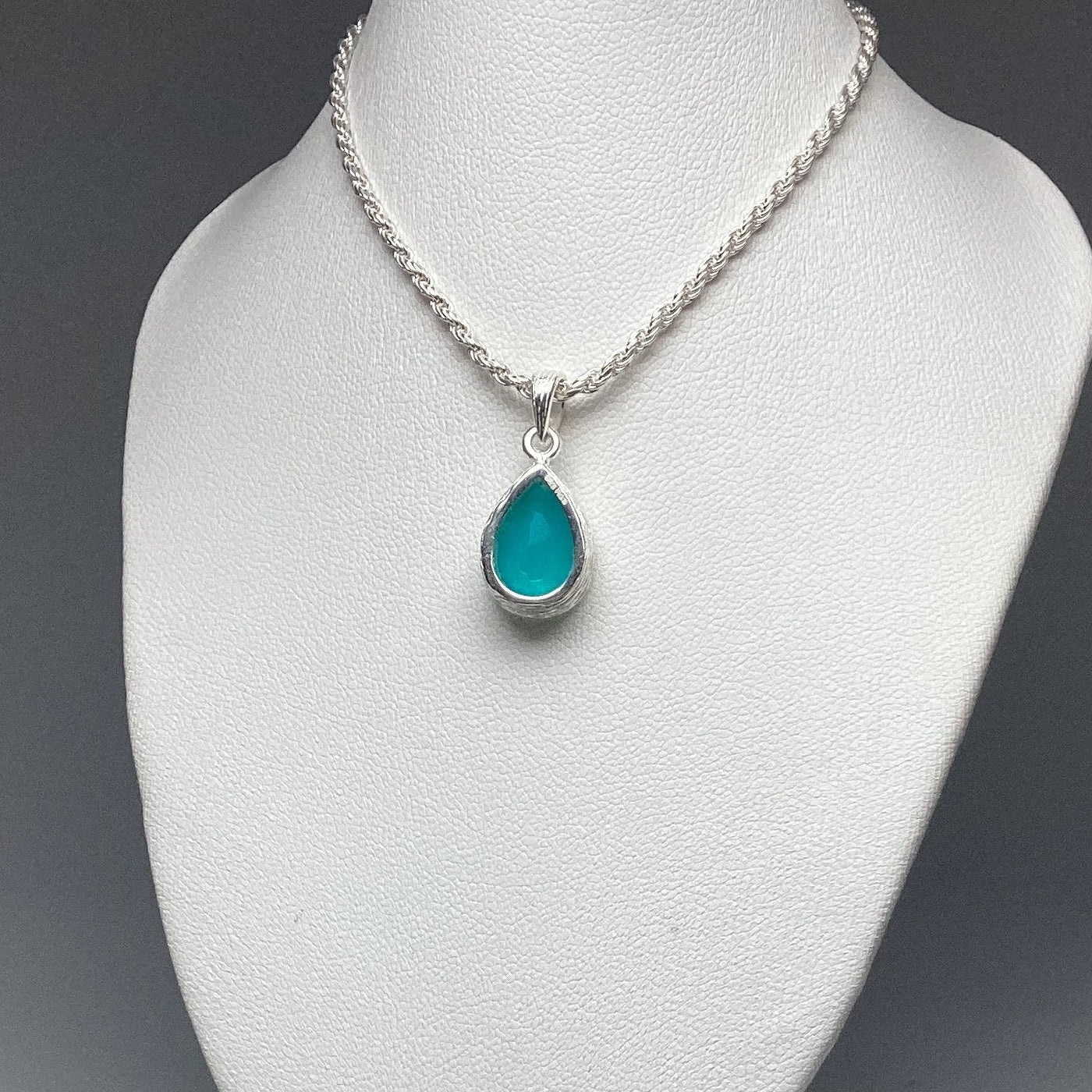 Paraiba Blue Onyx Pendant