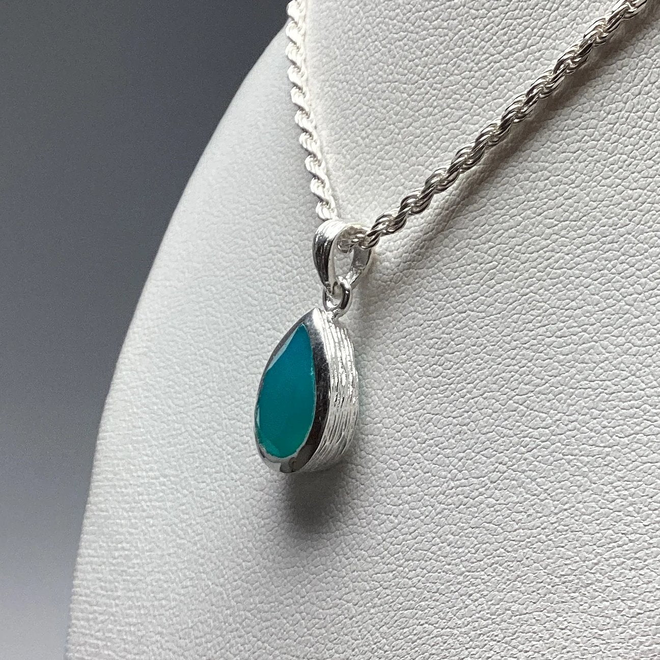 Paraiba Blue Onyx Pendant