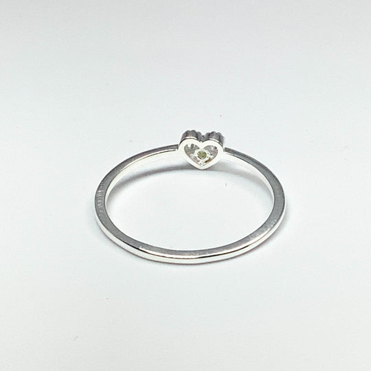 Peridot Heart Ring-Rocks and Gems Canada