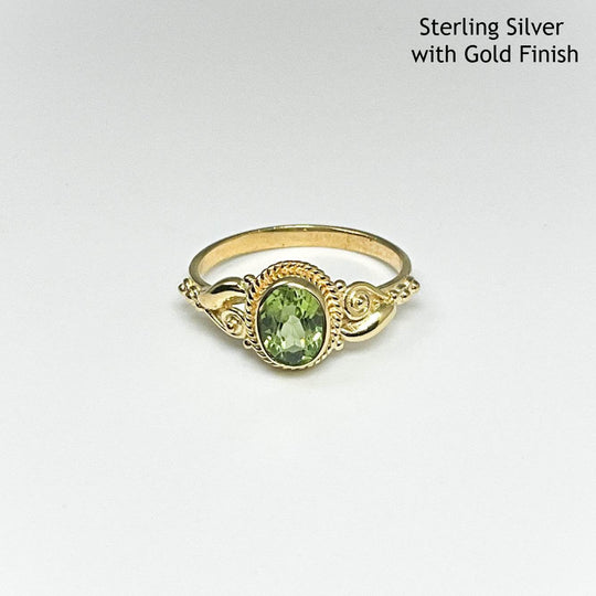 Peridot Ring-Rocks and Gems Canada