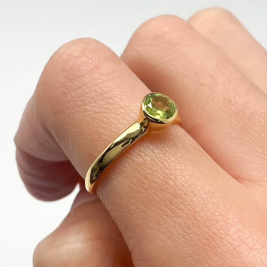 Peridot Ring-Rocks and Gems Canada