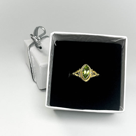 Peridot Ring-Rocks and Gems Canada