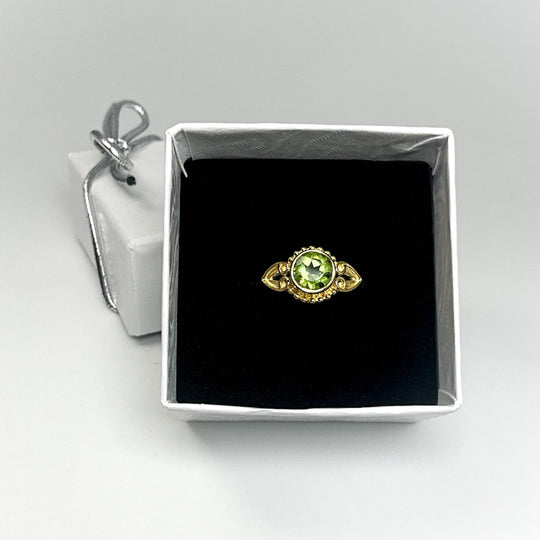 Peridot Ring-Rocks and Gems Canada