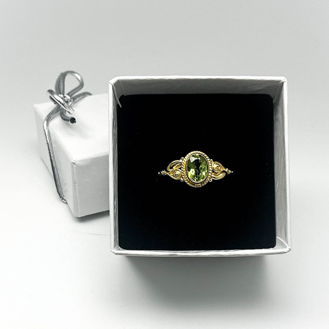 Peridot Ring-Rocks and Gems Canada