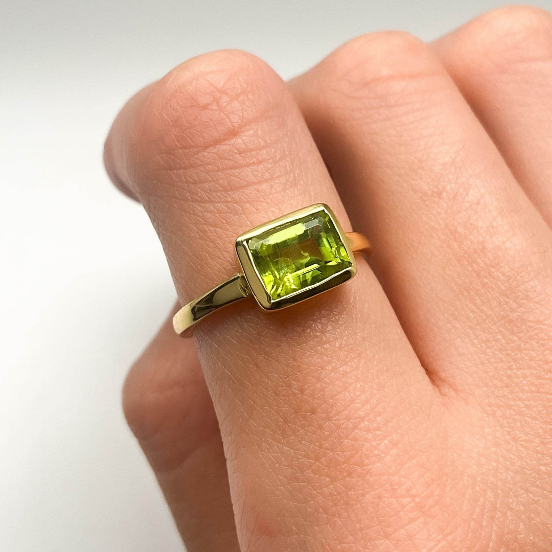 Peridot Ring-Rocks and Gems Canada