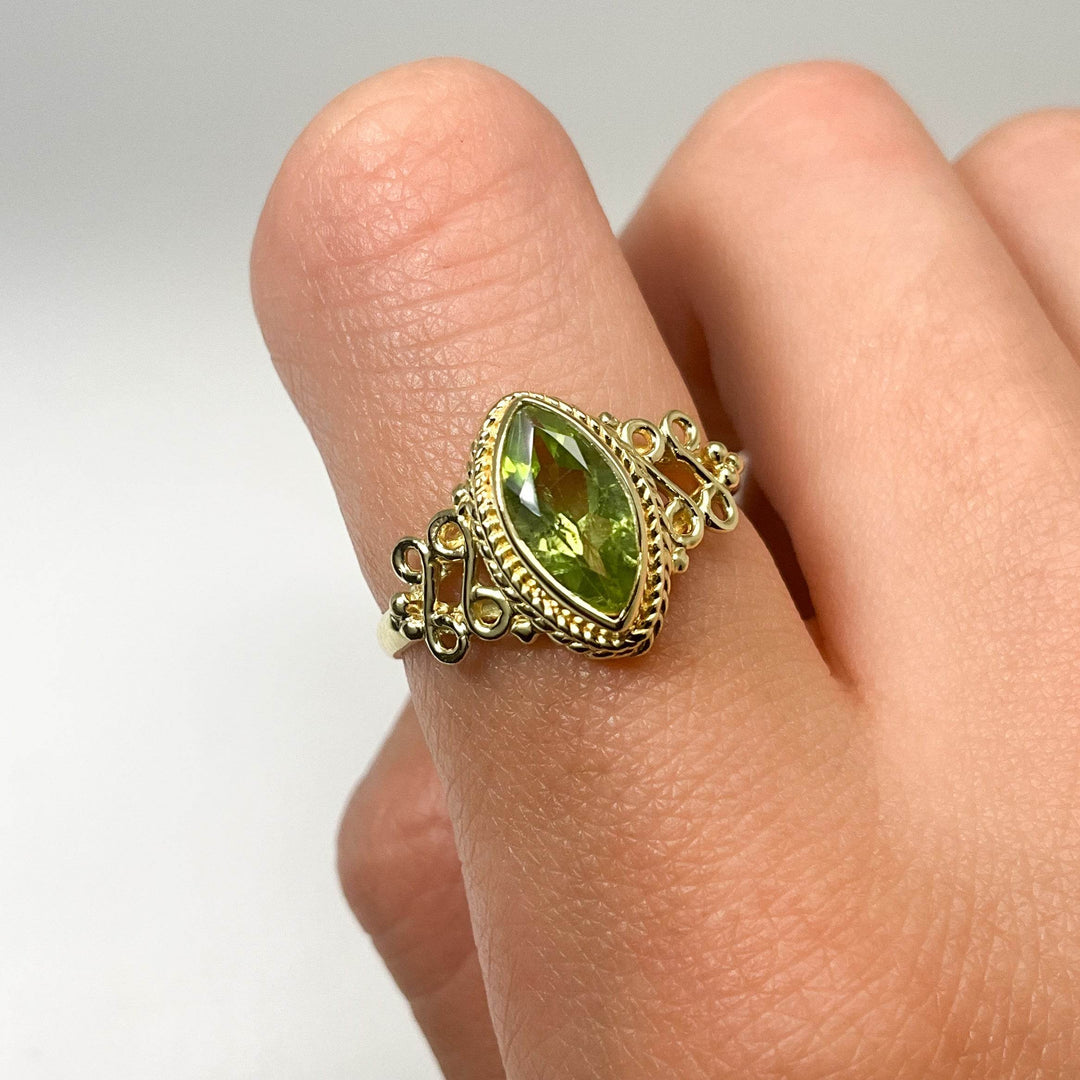 Peridot Ring-Rocks and Gems Canada