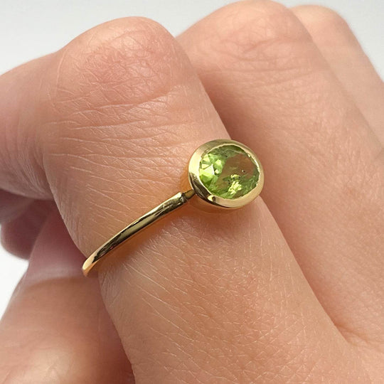 Peridot Ring-Rocks and Gems Canada