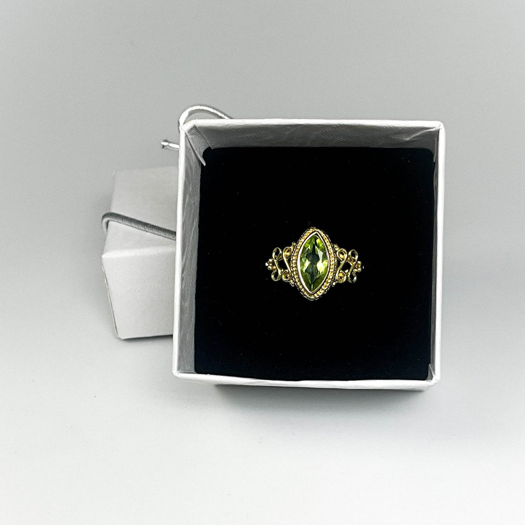 Peridot Ring-Rocks and Gems Canada