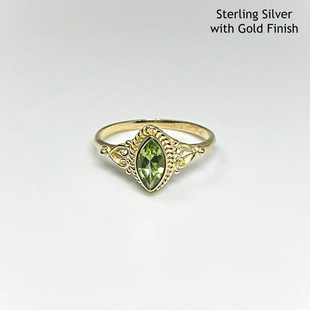 Peridot Ring-Rocks and Gems Canada