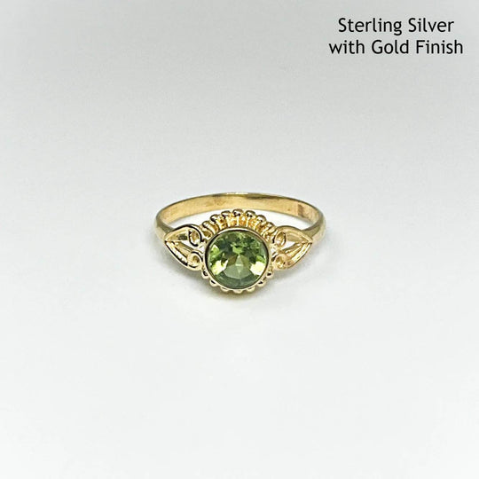 Peridot Ring-Rocks and Gems Canada