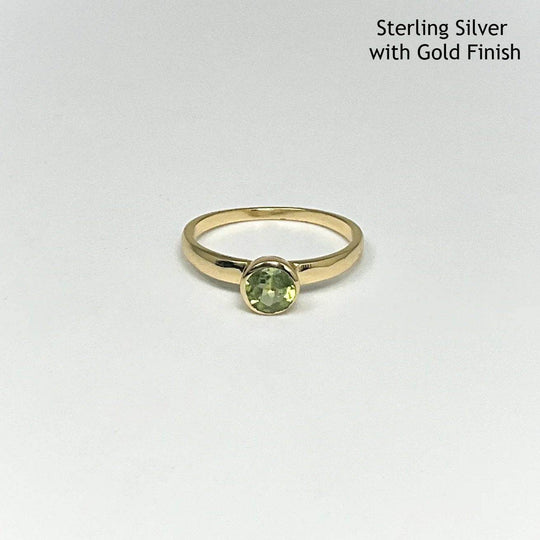 Peridot Ring-Rocks and Gems Canada