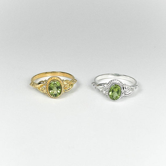 Peridot Ring-Rocks and Gems Canada
