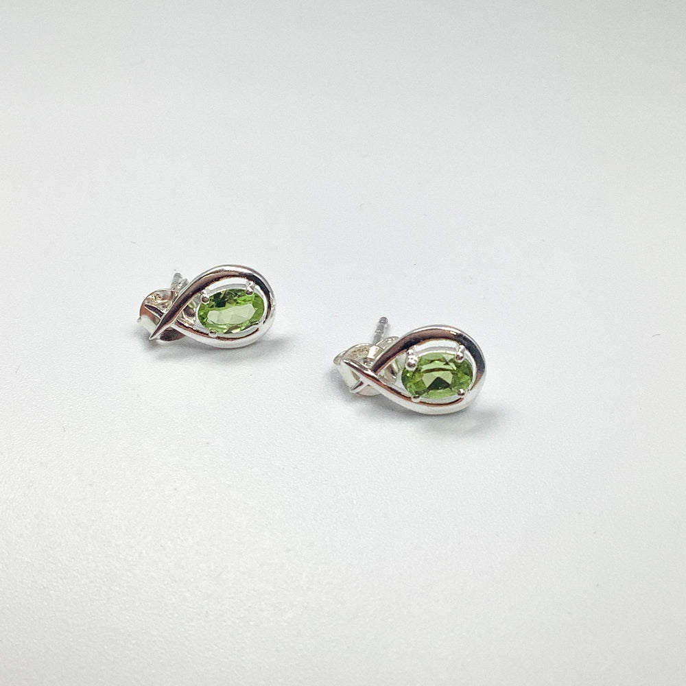 Peridot Stud Earrings-Rocks and Gems Canada