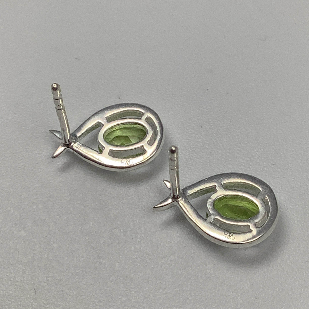 Peridot Stud Earrings-Rocks and Gems Canada