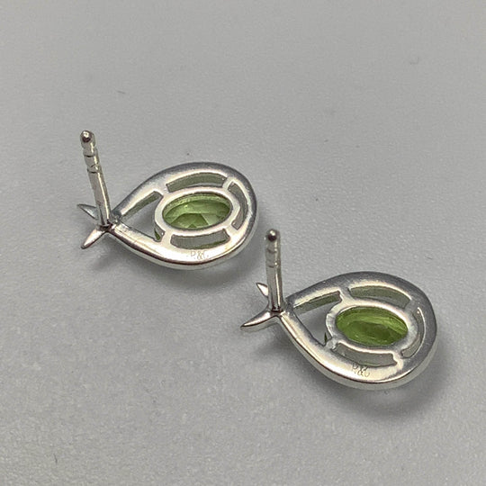 Peridot Stud Earrings-Rocks and Gems Canada