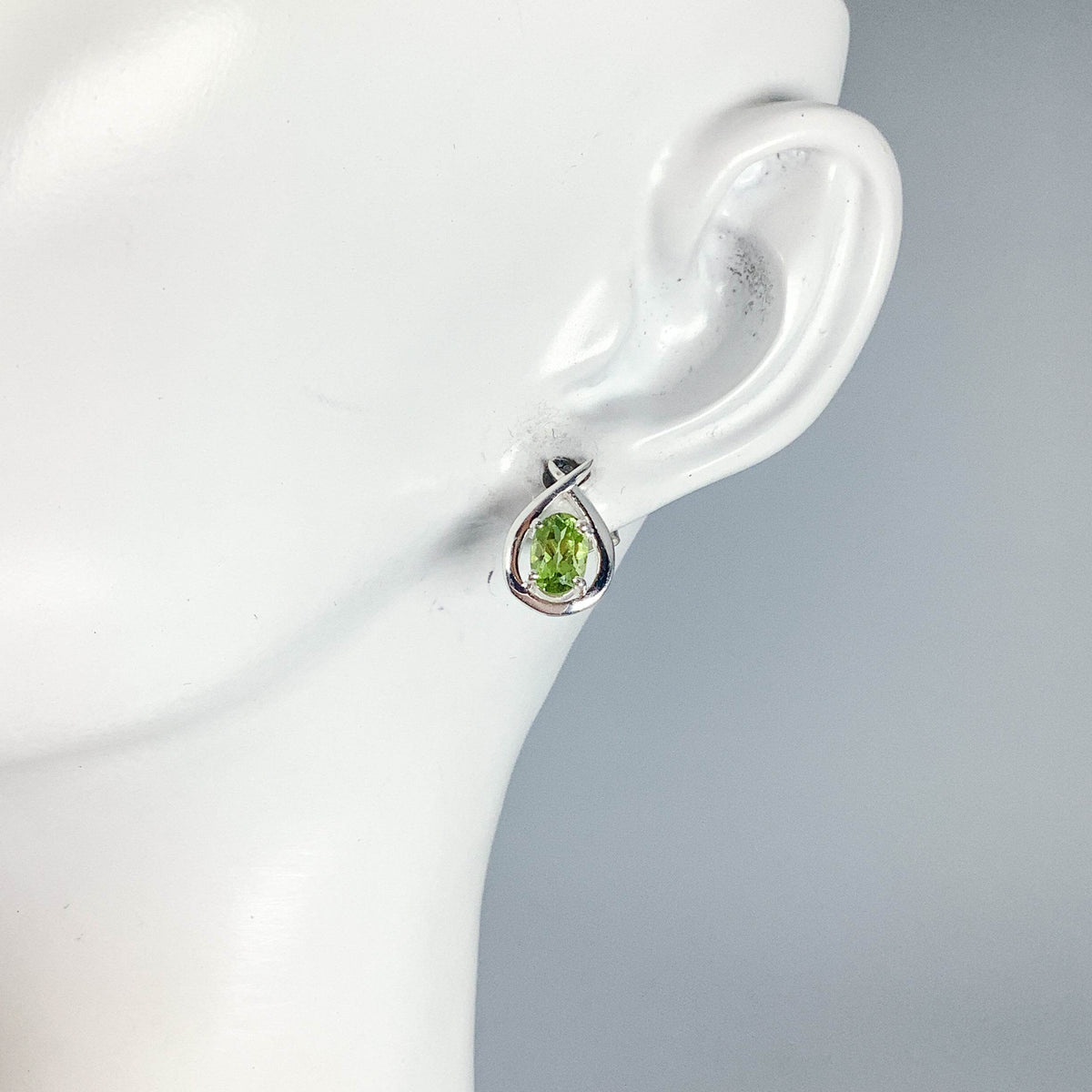 Peridot Stud Earrings-Rocks and Gems Canada
