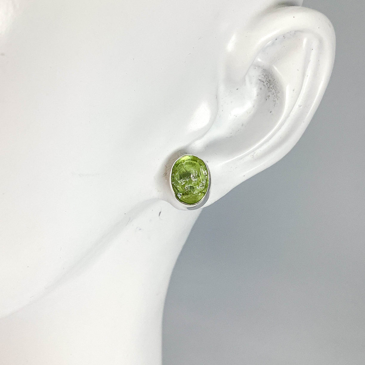 Peridot Stud Earrings-Rocks and Gems Canada