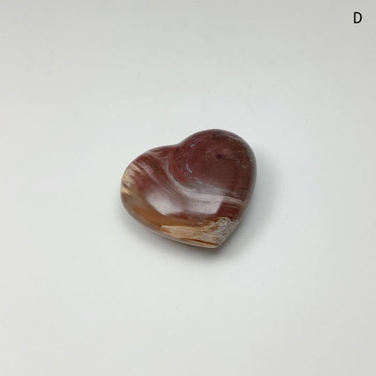 Petrified Wood Heart - Rocks and Gems Canada