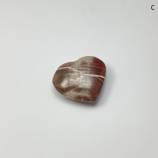 Petrified Wood Heart - Rocks and Gems Canada