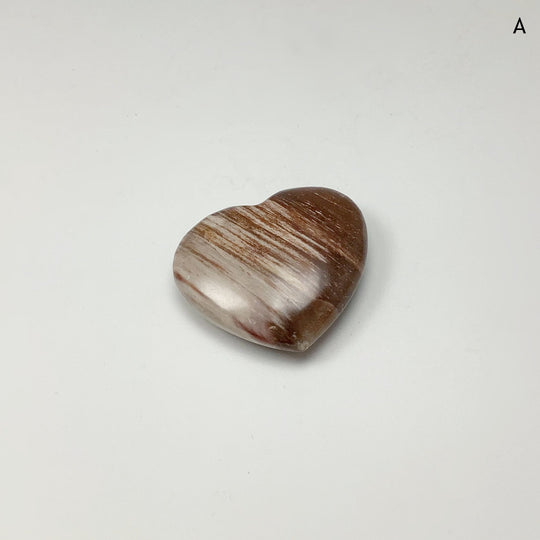 Petrified Wood Heart - Rocks and Gems Canada