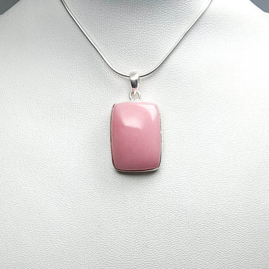 Pink Peruvian Opal Pendant-Rocks and Gems Canada