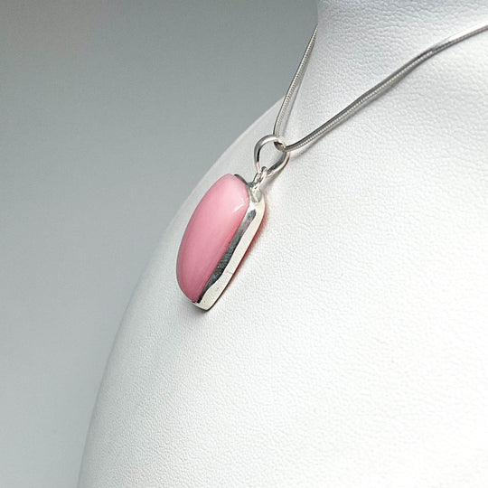 Pink Peruvian Opal Pendant-Rocks and Gems Canada