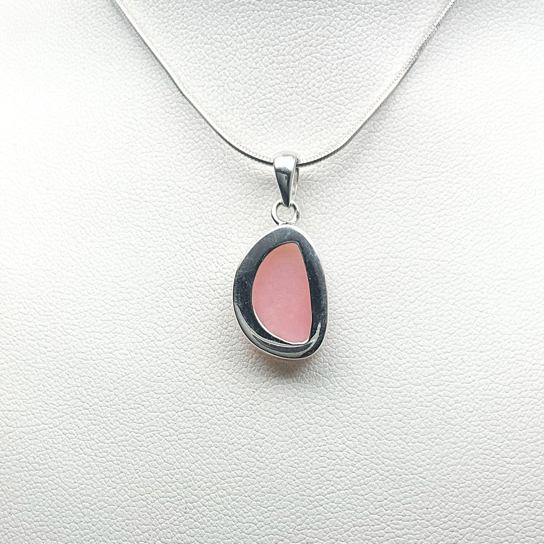Pink Peruvian Opal Pendant-Rocks and Gems Canada