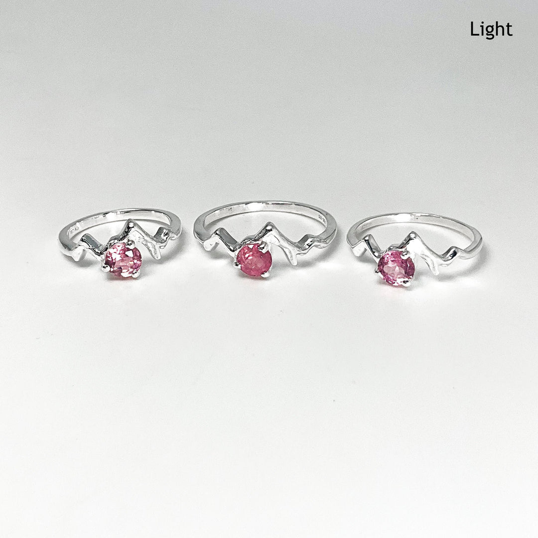 Pink Tourmaline Mountain Ring-Rocks and Gems Canada