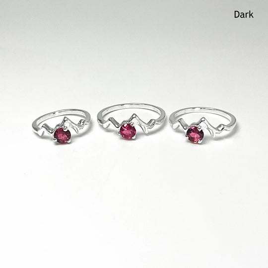 Pink Tourmaline Mountain Ring-Rocks and Gems Canada