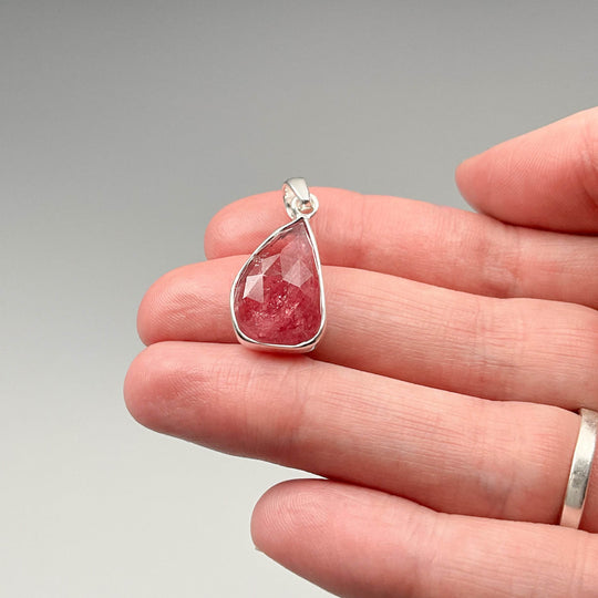 Pink Tourmaline Pendant-Rocks and Gems Canada