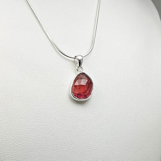 Pink Tourmaline Pendant-Rocks and Gems Canada