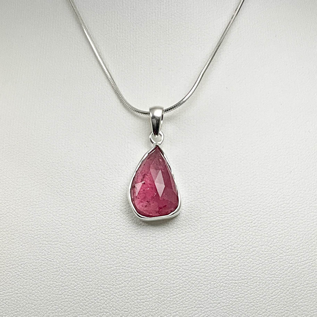 Pink Tourmaline Pendant-Rocks and Gems Canada