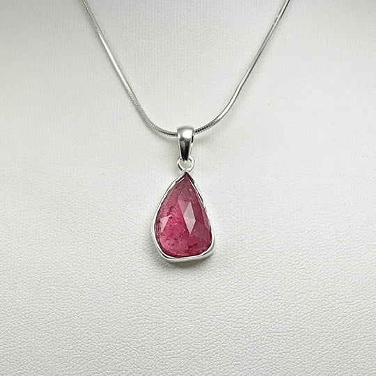 Pink Tourmaline Pendant-Rocks and Gems Canada