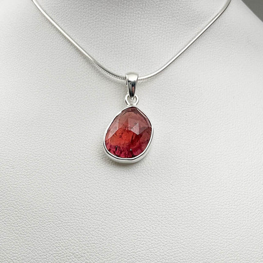 Pink Tourmaline Pendant-Rocks and Gems Canada