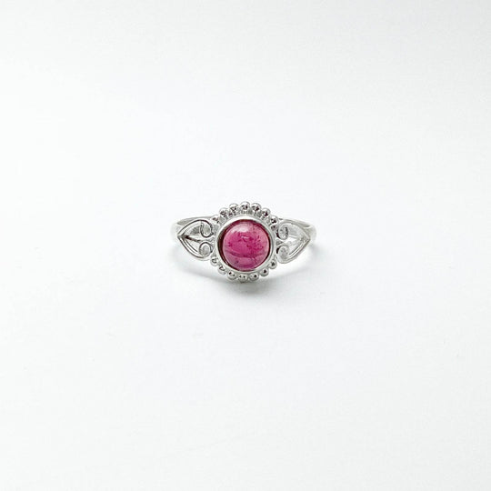 Pink Tourmaline Ring-Rocks and Gems Canada