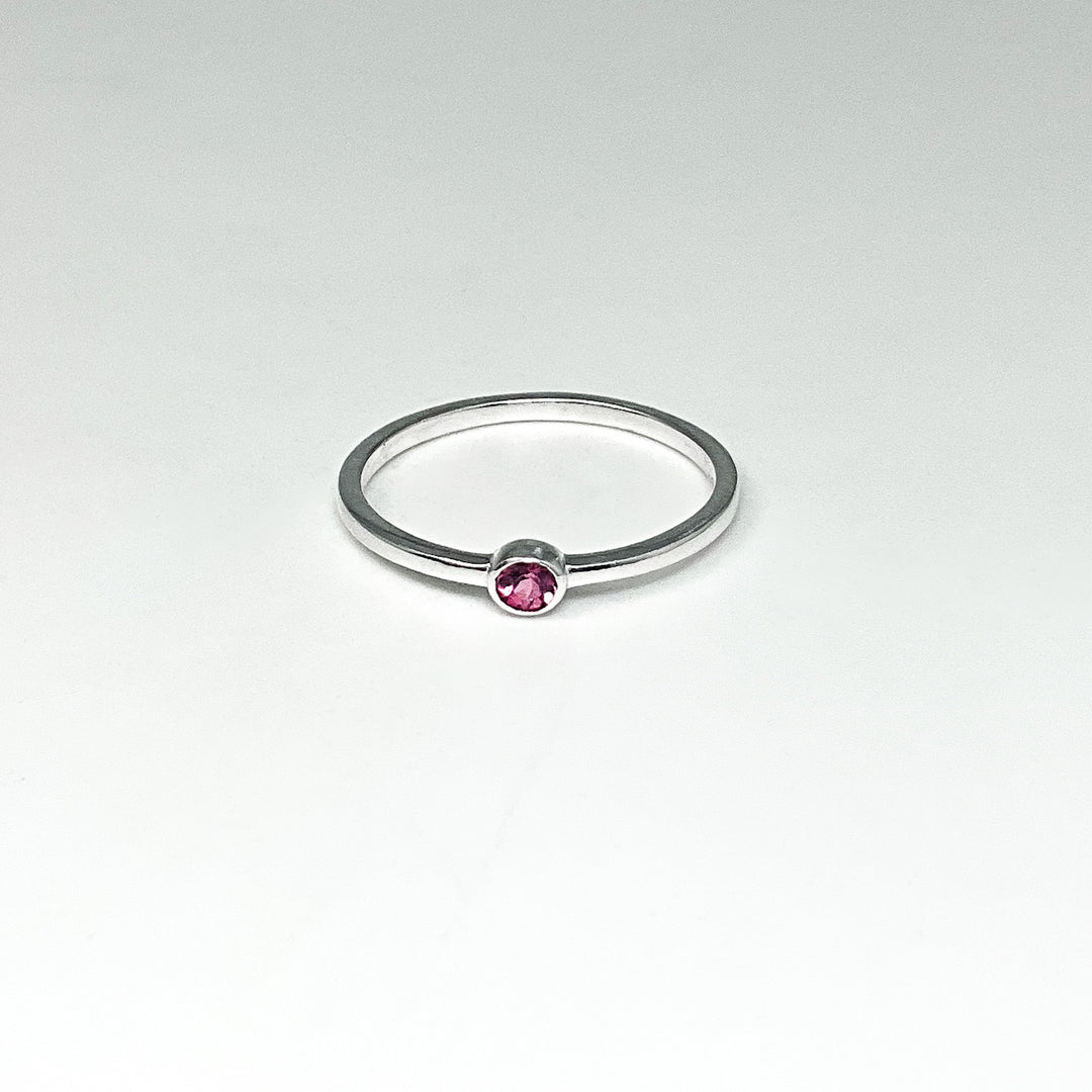Pink Tourmaline Ring-Rocks and Gems Canada