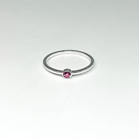 Pink Tourmaline Ring-Rocks and Gems Canada