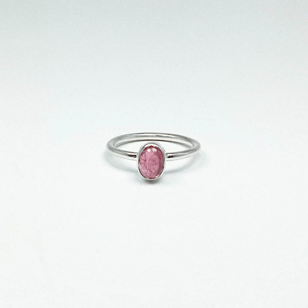 Pink Tourmaline Ring-Rocks and Gems Canada