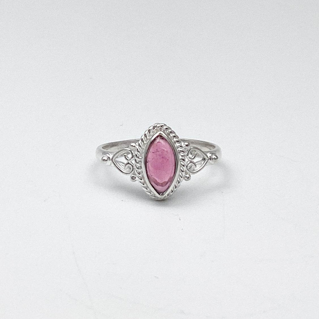 Pink Tourmaline Ring-Rocks and Gems Canada