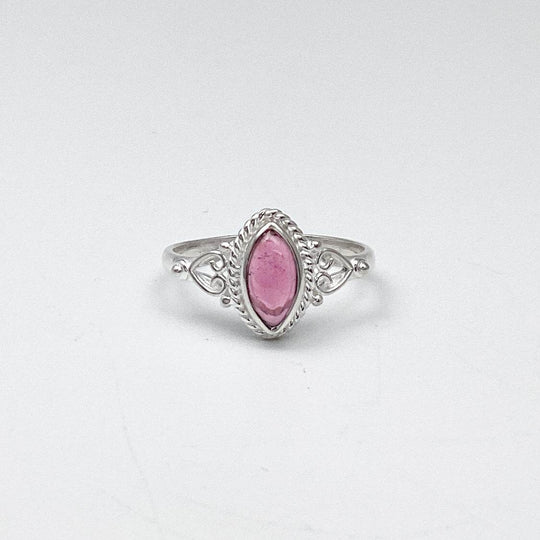 Pink Tourmaline Ring-Rocks and Gems Canada