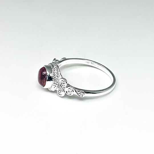 Pink Tourmaline Ring-Rocks and Gems Canada