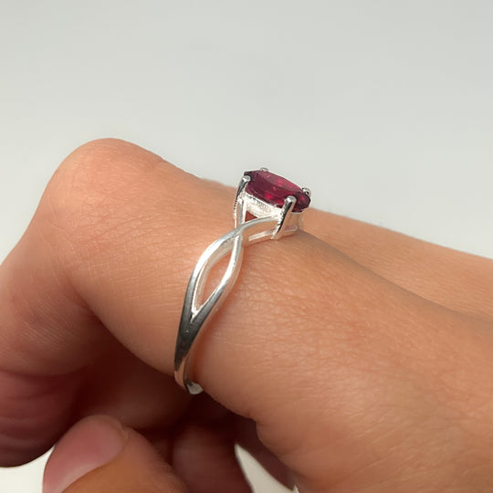 Pink Tourmaline Ring-Rocks and Gems Canada