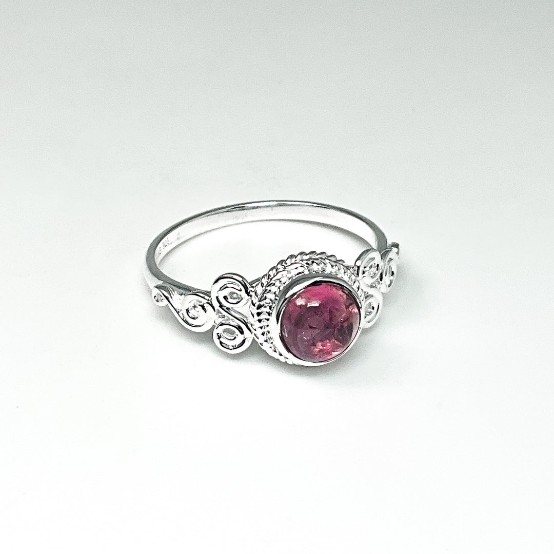 Pink Tourmaline Ring-Rocks and Gems Canada